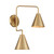 Two Light Wall Sconce (M90111NB)