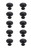 Elegant Lighting - KB2005-MB-10PK - Knob Multipack (Set of 10) - Logyn - Matte Black