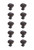 Elegant Lighting - KB2022-ORB-10PK - Knob Multipack (Set of 10) - Irvin - Oil-rubbed Bronze