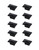 Elegant Lighting - KB2026-MB-10PK - Knob Multipack (Set of 10) - Perry - Matte Black
