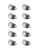 Elegant Lighting - PL3002-NK-10PK - Bar Pull Multipack (set of 10) - Atticus - Brushed Nickel