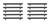 Elegant Lighting - PL402-7-MB-10PK - Bar Pull Multipack (set of 10) - Dior - Matte Black