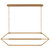 Visual Comfort Signature - KW 5705AB - LED Linear Lantern - Appareil - Antique-Burnished Brass