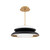 W.A.C. Lighting - PD406624-TWA-BK/GO - LED Pendant - Capulet - Black/Gold