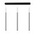 W.A.C. Lighting - PD-69403L2-BK - LED Chandelier - Viggo - Black