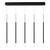 W.A.C. Lighting - PD-69405L1-BK - LED Chandelier - Viggo - Black