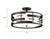 Lansing Three Light Semi Flush Mount (60-6436)