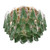 Metropolitan - N3476-G-732 - Six Light Flush Mount - Verla Crest - Legacy Brass