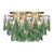 Verla Crest Six Light Flush Mount (N3476-G-732)