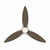 Fleur 64" Ceiling Fan (F757L-HBR/DB)