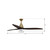 Fleur 64" Ceiling Fan (F757L-HBR/DB)