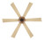 Veyra 56" Ceiling Fan (F761L-DB/WTO)