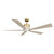 Minka Aire - F766L-HBR/WCD - 54 Ceiling Fan - Oovin - Heritage Brass