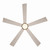 Oovin 54" Ceiling Fan (F766L-HBR/WCD)