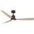 Minka Aire - F778L-DB/WTO - 53 Ceiling Fan - Foxden - Dark Bronze