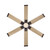 Soarin 56" Ceiling Fan (F892L-DB/WTO)