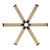 Soarin 72" Ceiling Fan (F893L-DB/WTO)