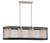 Nuvo Lighting - 60-6455 - Four Light Pendant - Pratt - Black / Brushed Nickel Accents