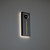 Modern Forms - WS-W20516-BK/BN - LED Outdoor Wall Sconce - Keyhole - Black/Textured Brushed Nickel
