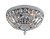Allegri - 025942-010-FR001 - Three Light Flush Mount - Lemire - Chrome