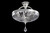 Allegri - 028544-017-FR001 - Three Light Semi Flush Mount - Orecchini - Two Tone Silver