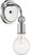 Nuvo Lighting - 60-6561 - One Light Wall Sconce - Bounce - Polished Nickel