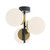 AFX Lighting - ARNC17LAJD4BKLB - LED Semi-Flush Mount - Arren