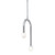 AFX Lighting - COEP12LAJUDPC - LED Pendant - Colette - Polished Chrome
