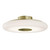 AFX Lighting - JUNC18LAJUDLB - LED Semi-Flush Mount - June - Light Antique Brass