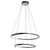 AFX Lighting - OBRP2432LAJUDBK - LED Pendant - Oberon - Black