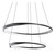 AFX Lighting - OBRP3240LAJUDBK - LED Pendant - Oberon - Black