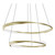 AFX Lighting - OBRP3240LAJUDLB - LED Pendant - Oberon - Light Antique Brass