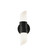 AFX Lighting - SLCS0413LAJUDBK - LED Wall Sconce - Slice - Black