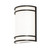 AFX Lighting - VNTW0710LAJENBK - LED Outdoor Wall Sconce - Ventura - Black
