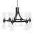 Toltec Lighting - 4806-MB-880 - 12 Light Chandelier - Everleigh - Matte Black