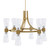 Toltec Lighting - 4806-NAB-880 - 12 Light Chandelier - Everleigh - New Age Brass