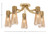 Toltec Lighting - 4817-NAB-883 - Five Light Semi-Flush Mount - Everleigh - New Age Brass