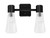 Toltec Lighting - 4822-MB-880 - Two Light Bath Bar - Everleigh - Matte Black