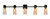 Toltec Lighting - 4825-MB-883 - Five Light Bath Bar - Everleigh - Matte Black