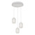 AFX Lighting - CALP05WHRND3 - Three Light Pendant - Callie - White