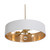 AFX Lighting - CLNP24MBSB-WHGD - Three Light Pendant - Celine - Satin Brass