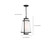 Anau One Light Hanging Lantern (60-6604)