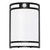 AFX Lighting - ELTW0710LAJD1BK - LED Outdoor Wall Sconce - Elston - Black