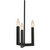 AFX Lighting - GRCP07CBBK - Three Light Pendant - Grace - Black