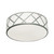 AFX Lighting - HVNF17LAJUDSN-MSBB - LED Flush Mount - Haven - Satin Nickel