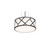 AFX Lighting - HVNP13MBBK - Two Light Pendant - Haven - Black