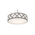 AFX Lighting - HVNP17MBBK - Three Light Pendant - Haven - Black