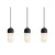 AFX Lighting - IRVP05LAJUDBKLNR3 - LED Linear Pendant - Irvine - Black