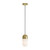 AFX Lighting - IRVP05LAJUDLB - LED Pendant - Irvine - Light Antique Brass