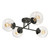 AFX Lighting - JAMC24MBBK - Four Light Flush Mount - Jamie - Black